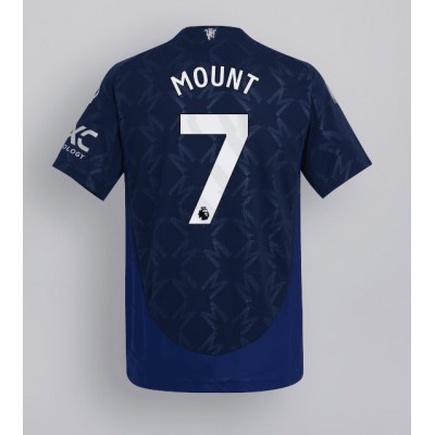 Dres Manchester United Mason Mount #7 Gostujuci 2024-25 Kratak Rukav Dres Manchester United Mason Mount #7 Gostujuci 2024-25 Kratak Rukav